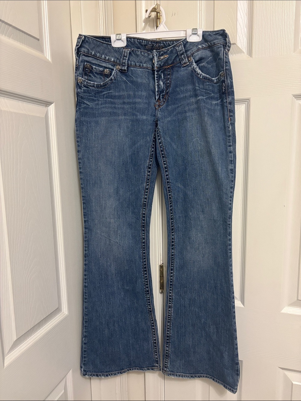 Silver Jeans Women's Medium Blue Flare Denim